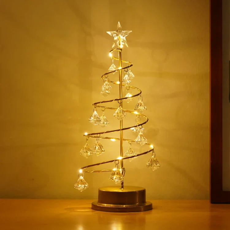 Spiral LED Christmas Tree Table Lamp | Chrismas Lighting