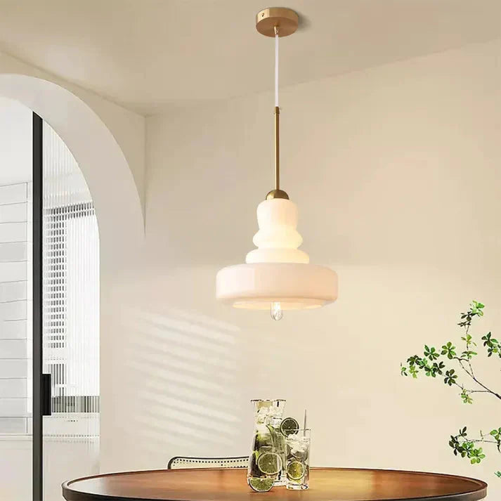 Bauhaus Glass Pendant Light | Vintage