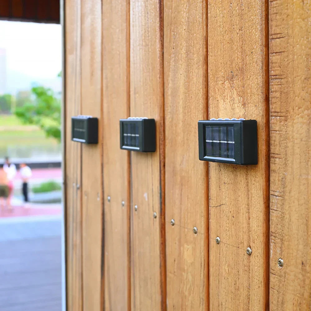 Solar LED Wall Lamp for Exterior Spaces – Easy Installation