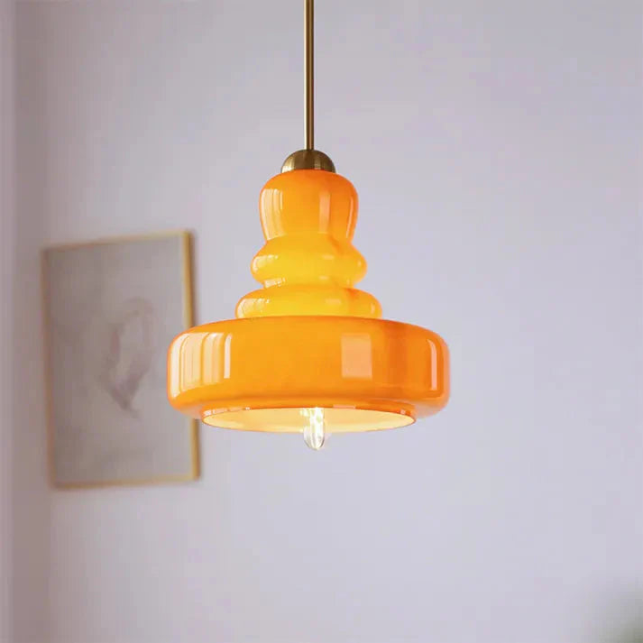 Bauhaus Glass Pendant Light | Vintage