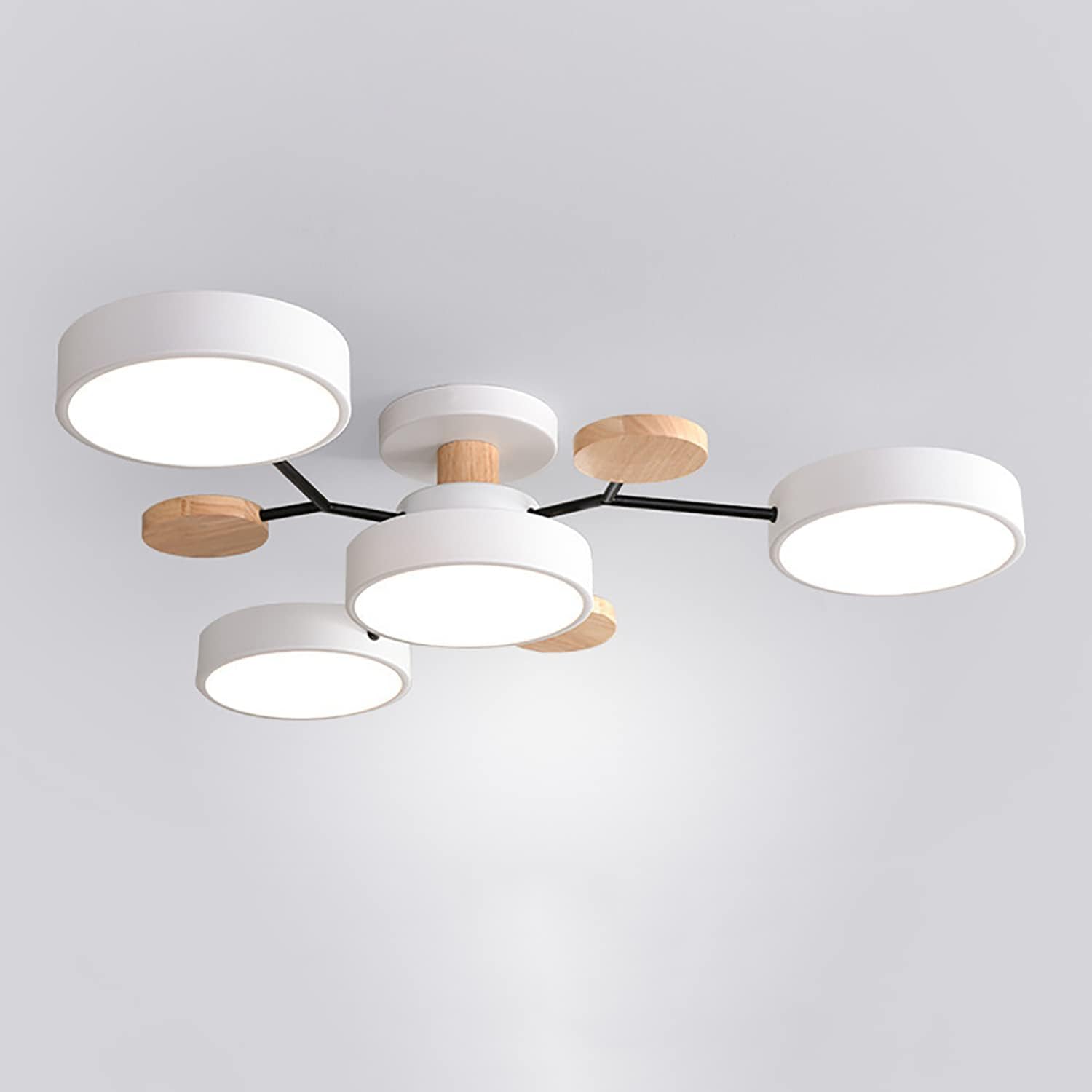 Contemporary Round LED Ceiling Light for Living Room