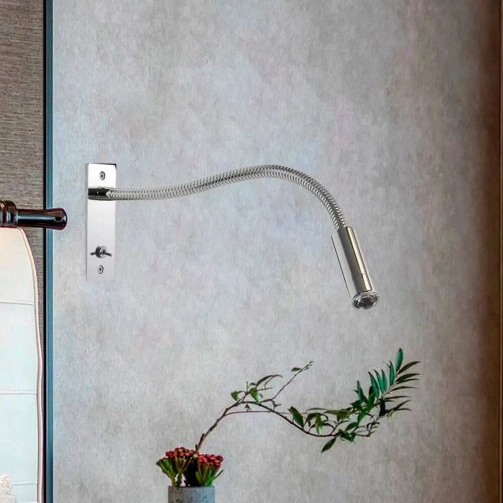 Minimalist Reading Spotlight Wall Lamp - Adjustable Spotlight Head