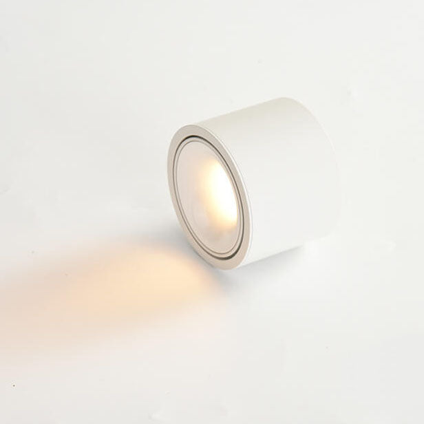 Minimalist Adjustable LED Flush Mount Ceiling Light - Round Spotlight Fixture
