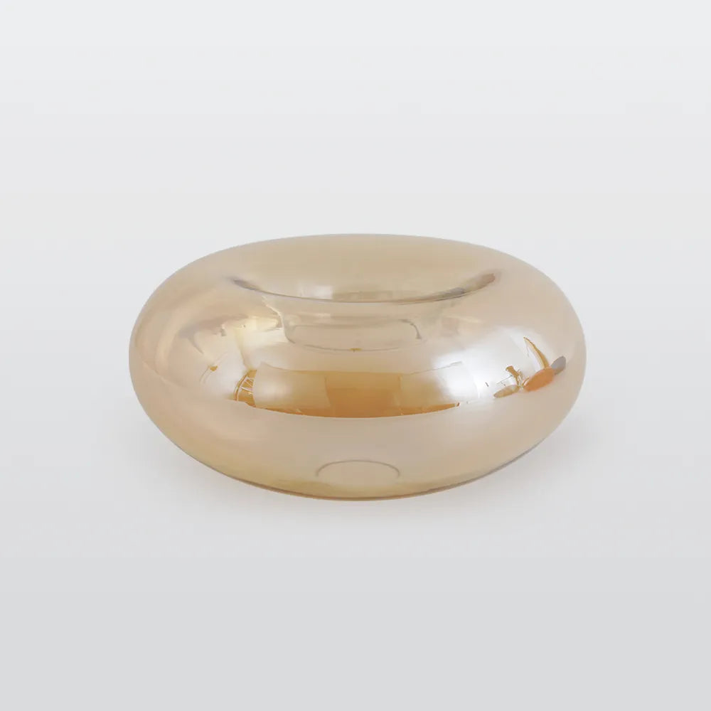 Frosted Glass Shade Ceiling Light – Metal Frame with with E27 Bulb Base Lamp