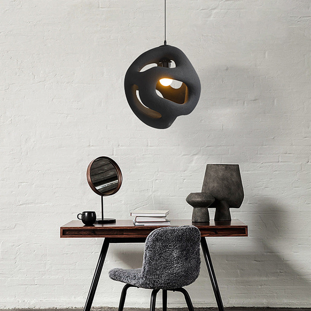 Wabi Sabi Resin LED Pendant Light | Japanese-Style Pendant Light