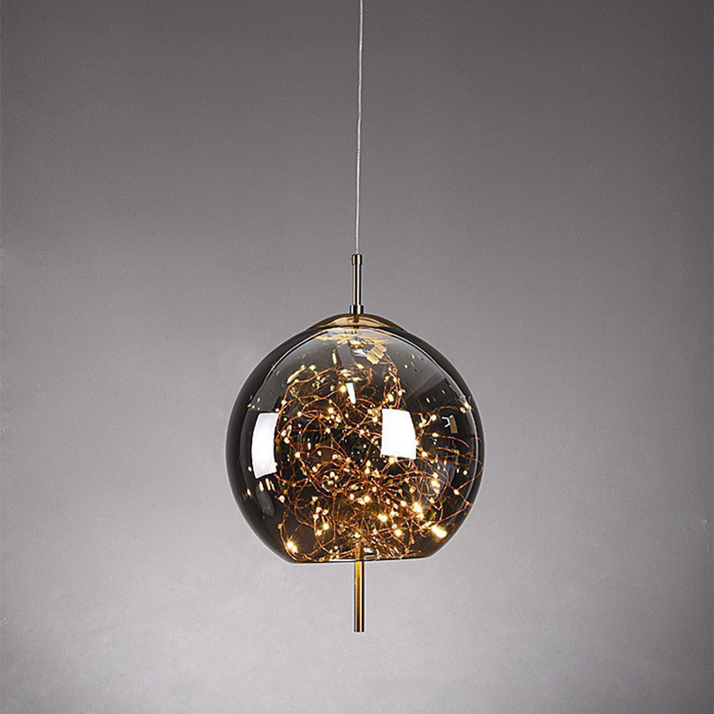 Crystal-Accented LED Ceiling Lamp – Contemporary Style