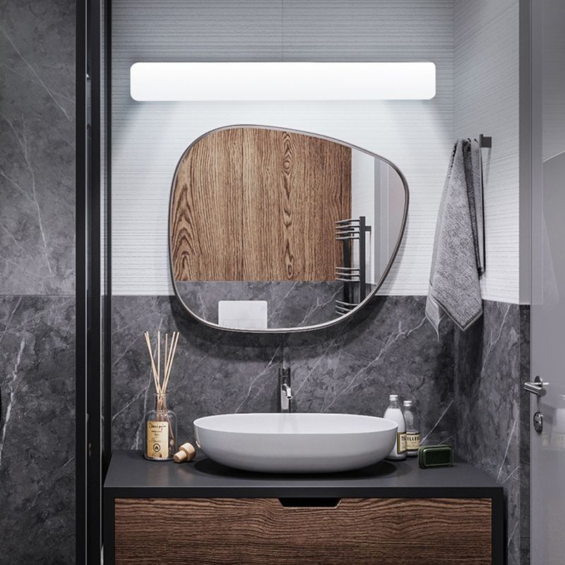 Modern White Indoor Wall Lamp – LED Bathroom Fixture