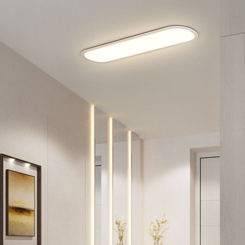 Contemporary Slim Oval Ceiling Light –  Sleek & Modern Lighting Fixture