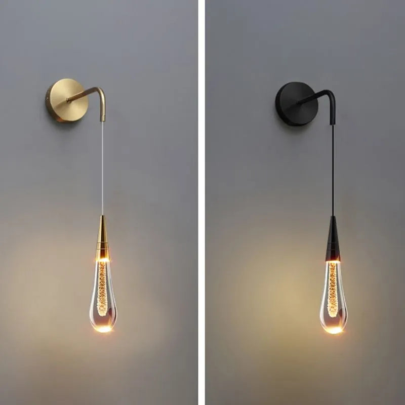 Modern Water Drop Wall Lamp – Contemporary Lighting Fixture