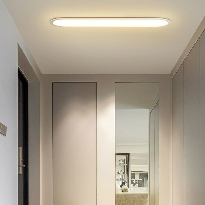 Contemporary Slim Oval Ceiling Light –  Sleek & Modern Lighting Fixture