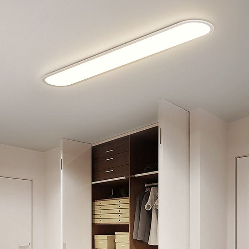 Contemporary Slim Oval Ceiling Light –  Sleek & Modern Lighting Fixture