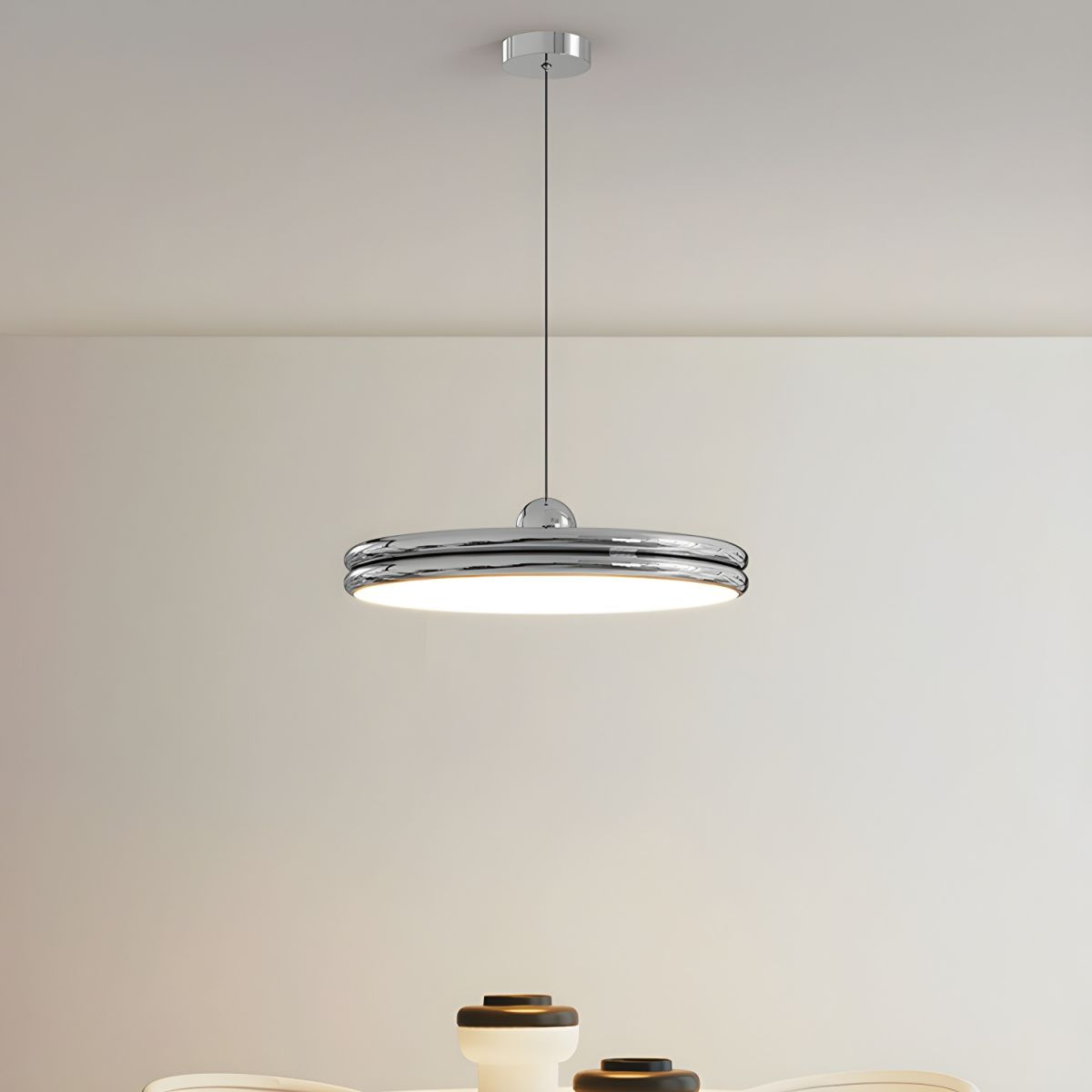 Modern Slim LED Pendant Light | Round-Shape