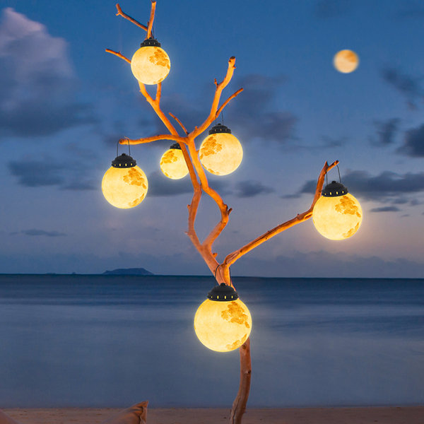 Gold Pendant Light – Moon-Inspired Shape