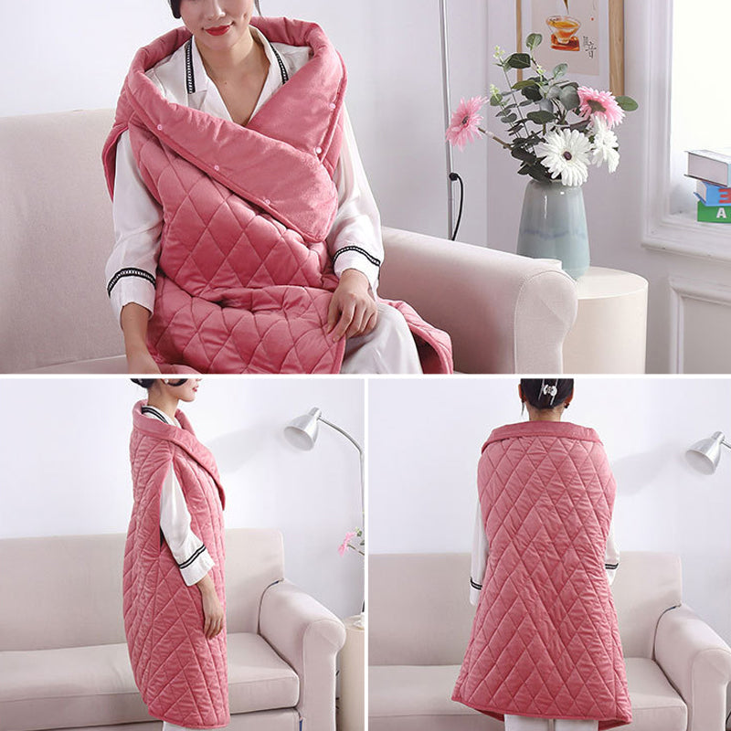 USB Portable Heated Blanket | Smooth Cozy Wrap | 3 Heat Settings