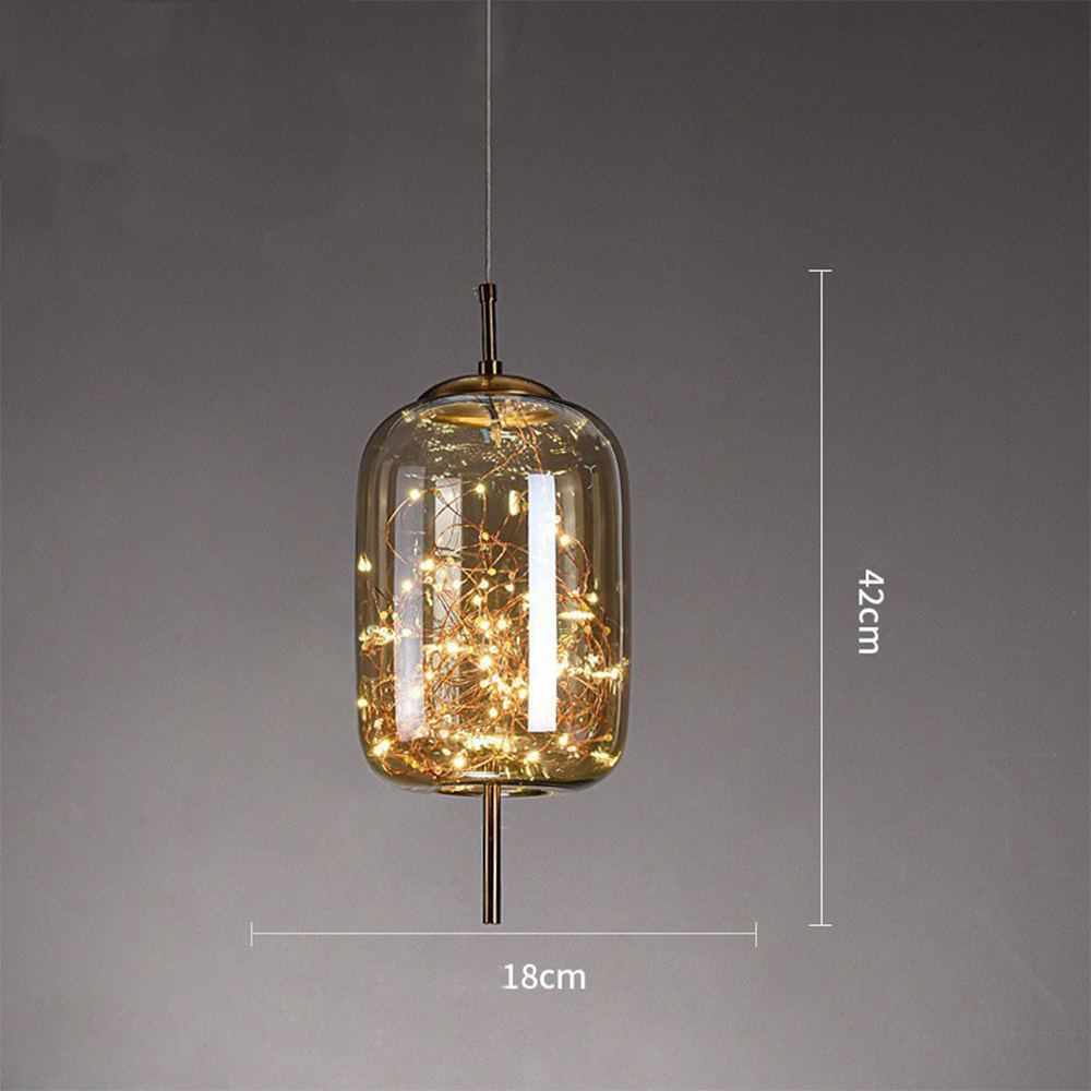Crystal-Accented LED Ceiling Lamp – Contemporary Style