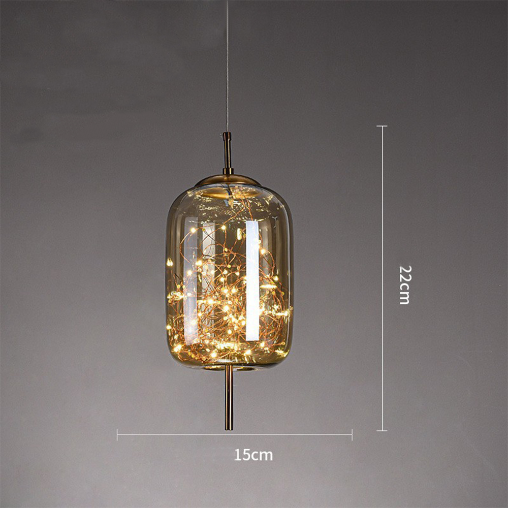Crystal-Accented LED Ceiling Lamp – Contemporary Style