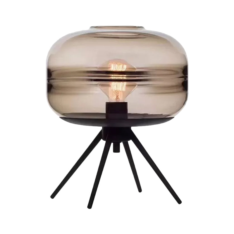 Nordic LED Table Lamp | Glass Shade Night Light