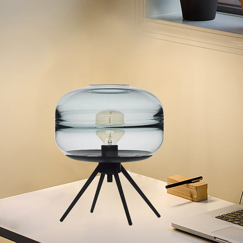 Nordic LED Table Lamp | Glass Shade Night Light