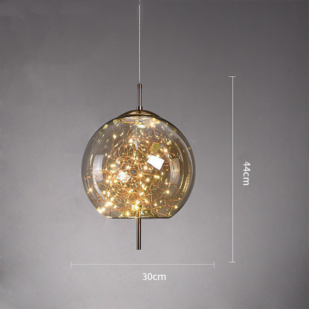 Crystal-Accented LED Ceiling Lamp – Contemporary Style