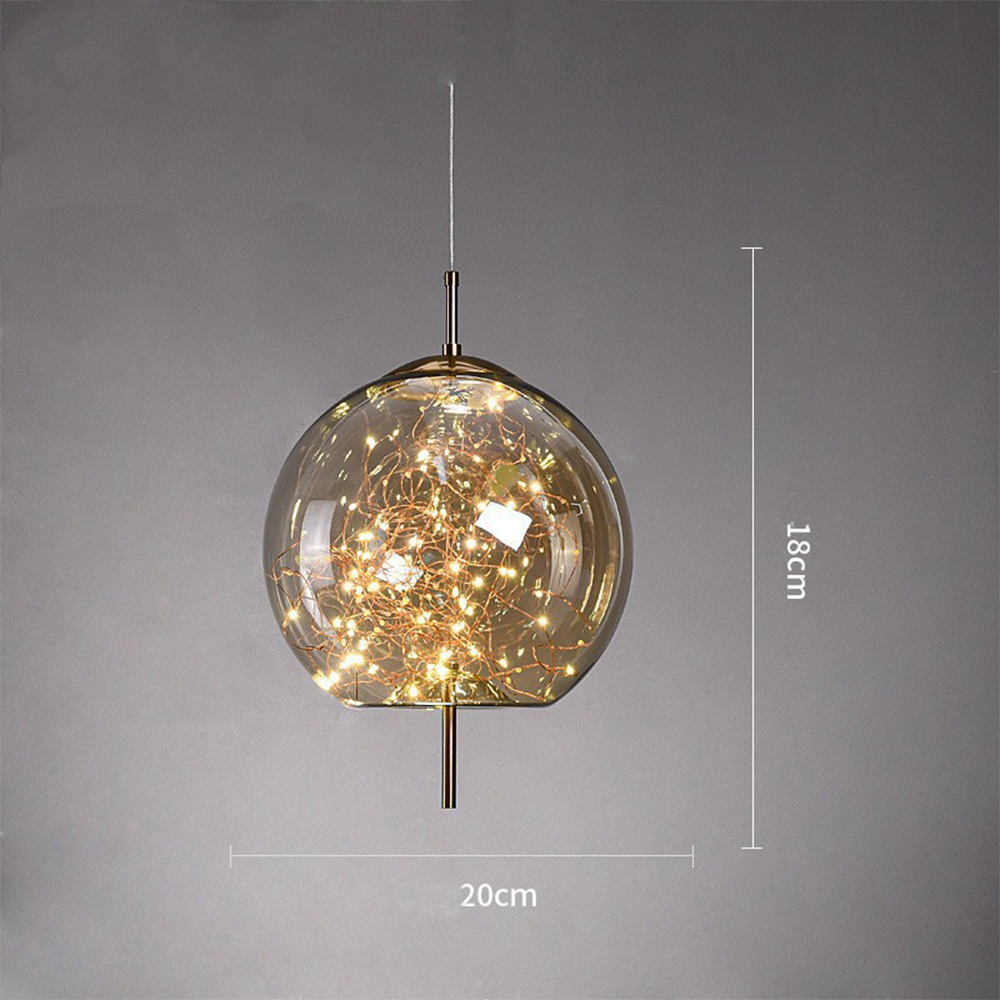 Crystal-Accented LED Ceiling Lamp – Contemporary Style