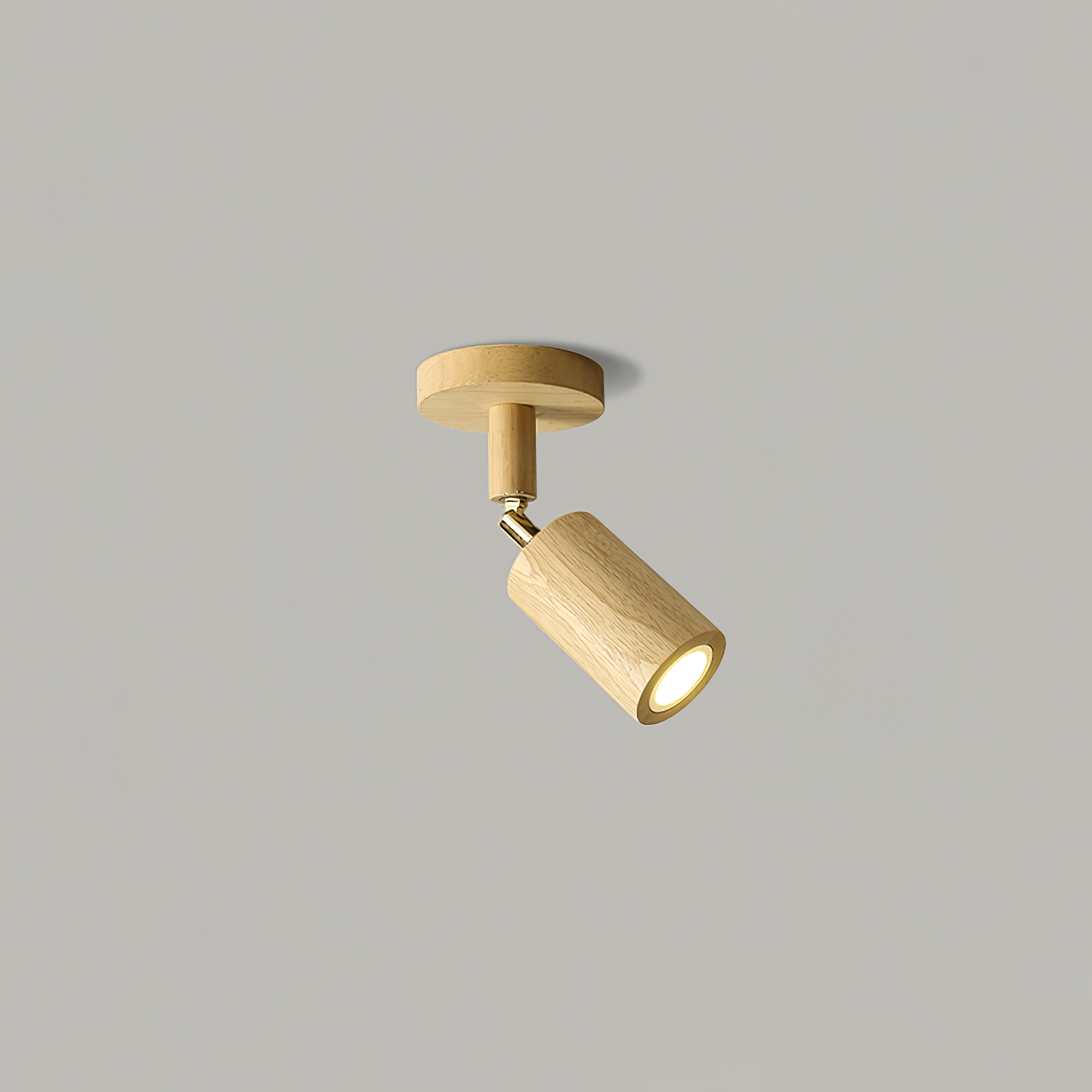 Wood Track Ceiling Light - Adjustable Ceiling Fixture