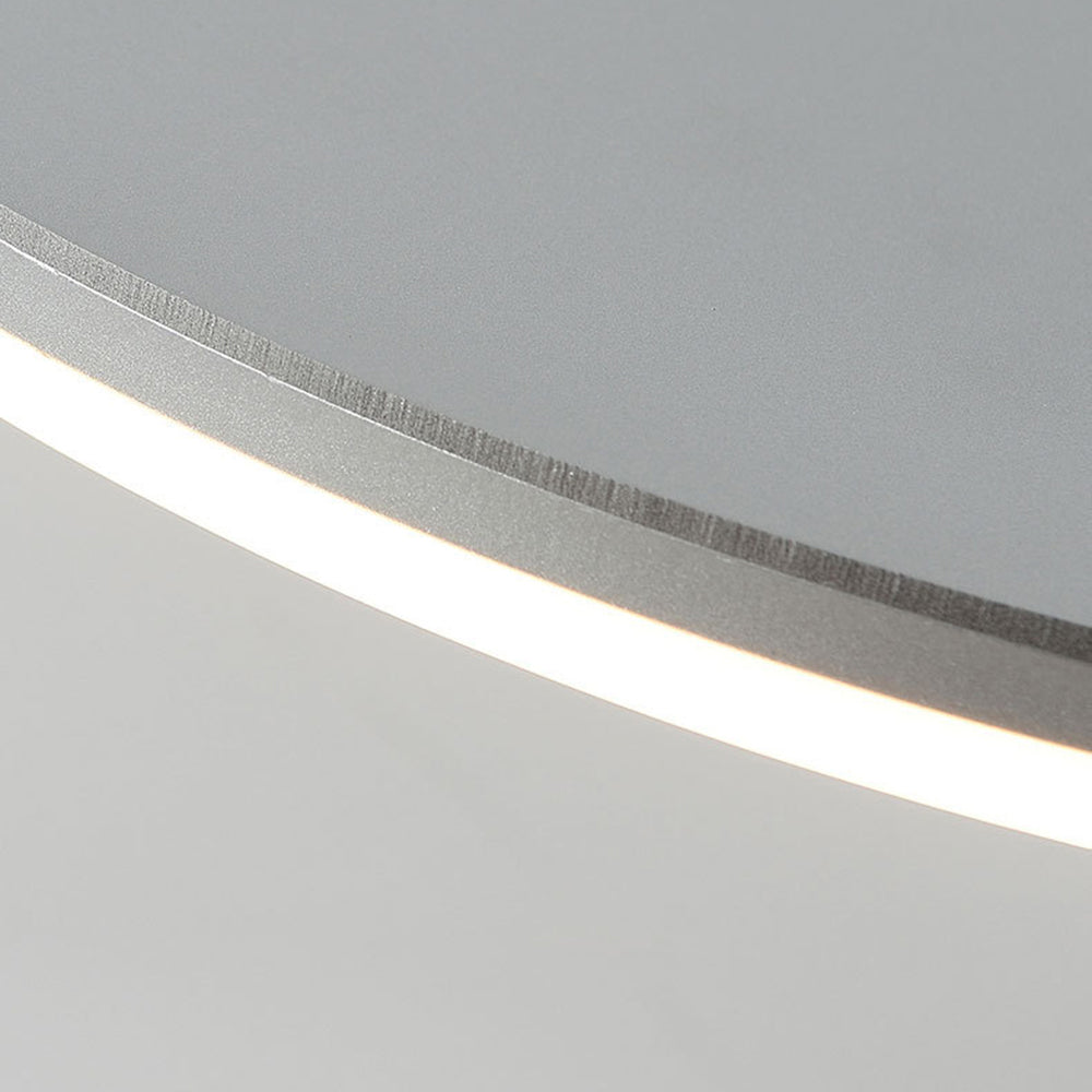 Wooden Round Floor Lamp – Multi-Functional Design LED Table Light