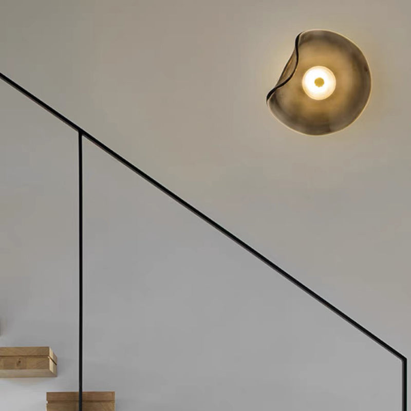 Decorative Amber Wall Fixture | Simple Accent