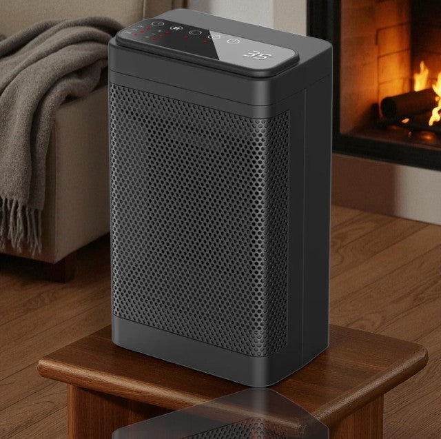 Portable Electric PTC Fan Heater – Oscillating Room Heater with Remote Control