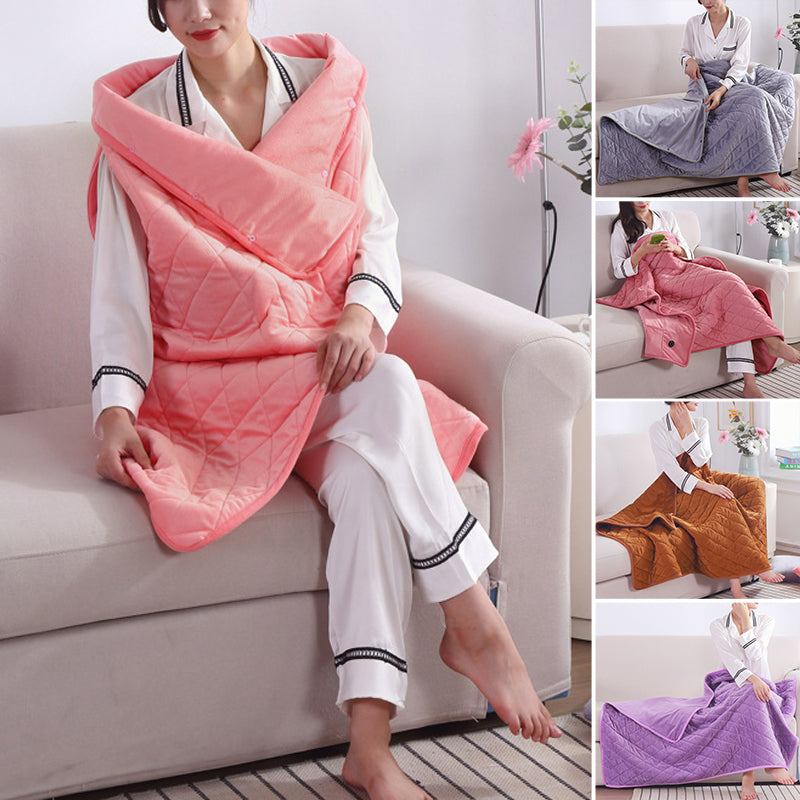 USB Portable Heated Blanket | Smooth Cozy Wrap | 3 Heat Settings