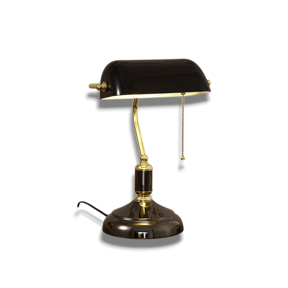 Glass Desk Lamp with European Flair