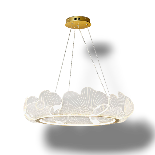 Modern Sea Chandelier – Ocean Wave Design Hanging Light Fixture