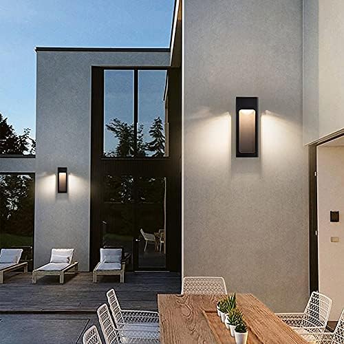 Minimalist Geometric Outdoor Wall Light – LED Metal Fixture