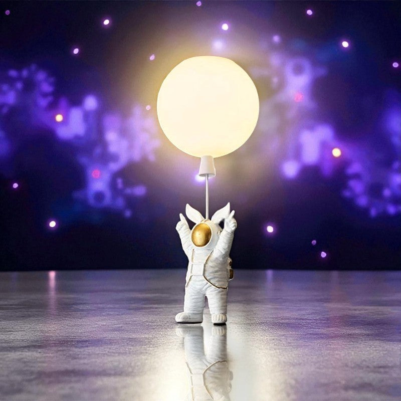 Astronaut Balloon Flush Mount Ceiling Light – Kids’ Room Lighting