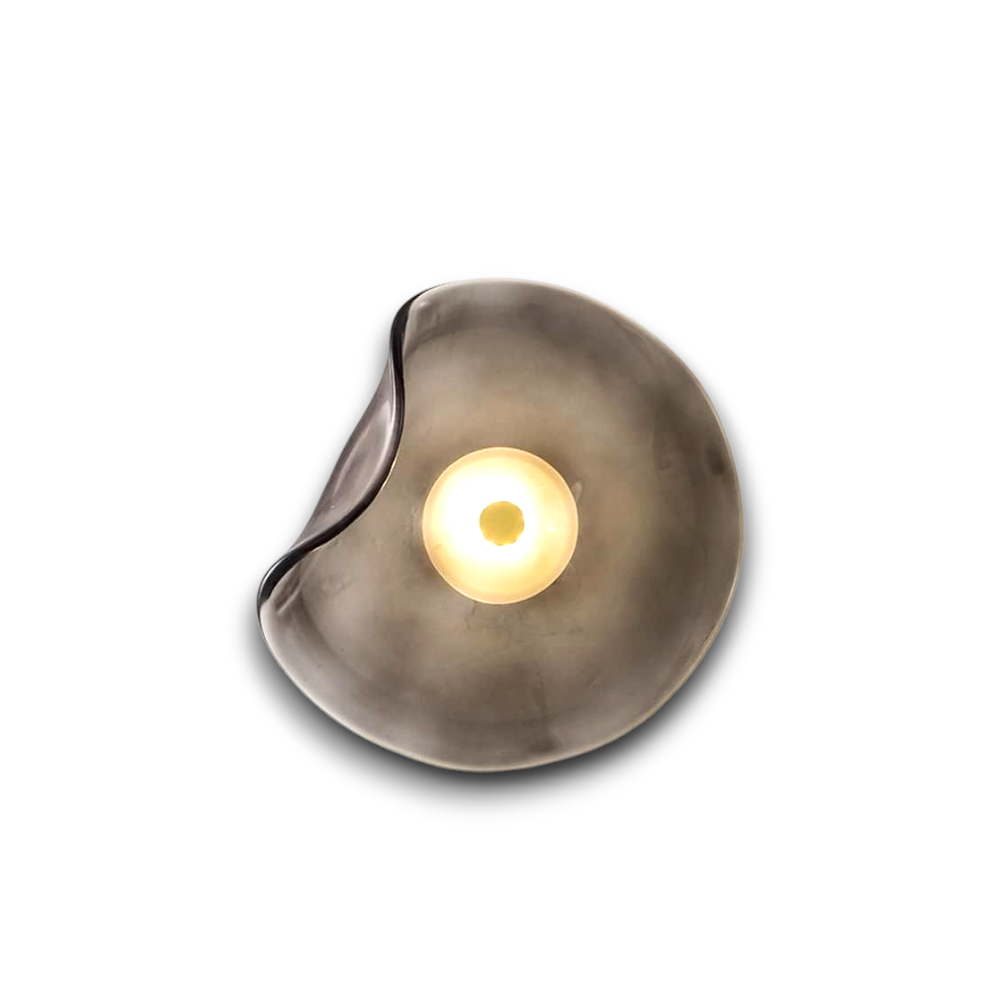 Decorative Amber Wall Fixture | Simple Accent