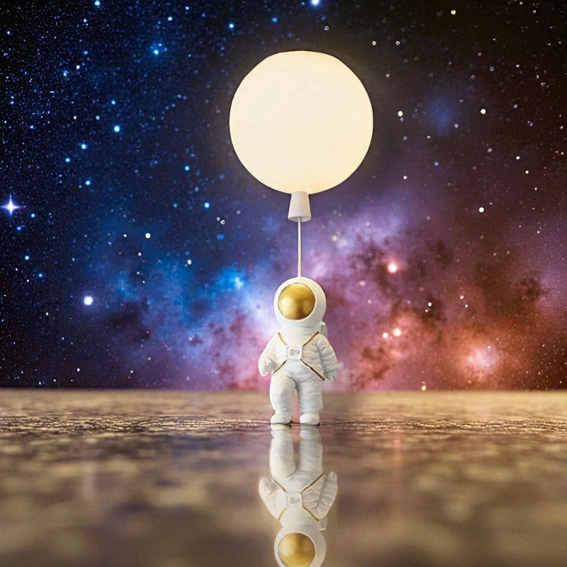 Astronaut Balloon Flush Mount Ceiling Light – Kids’ Room Lighting