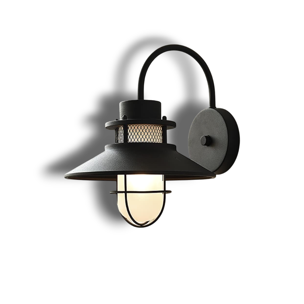 Kettle Shape Outdoor Wall Fixture | Classic Wall Light