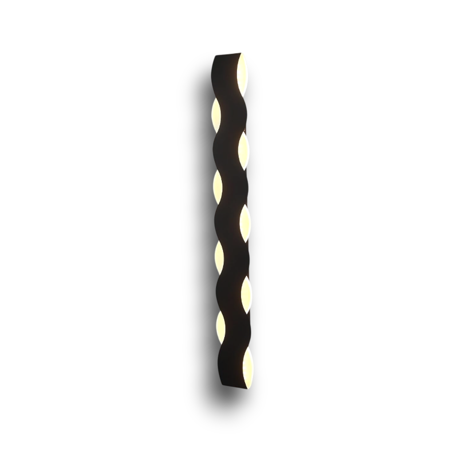 Wave-Patterned Outdoor Wall Light | Wall Mounted Fixture