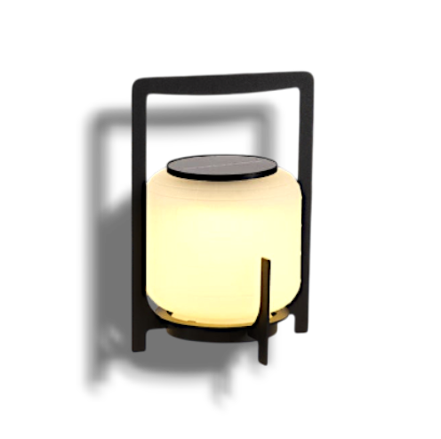 Compact Solar Patio Lamp - Outdoor Lighting