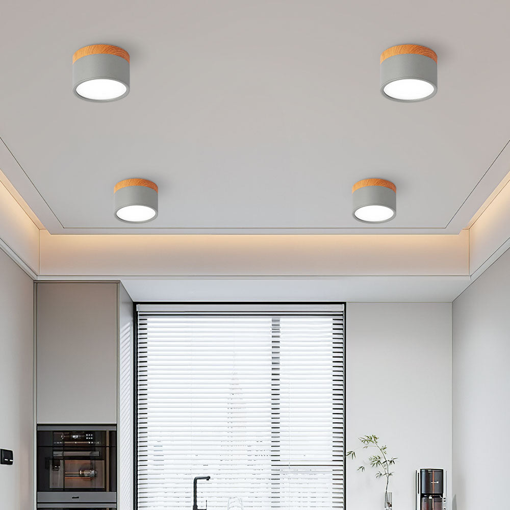 Cylindrical LED Recessed Ceiling Light – Modern Style