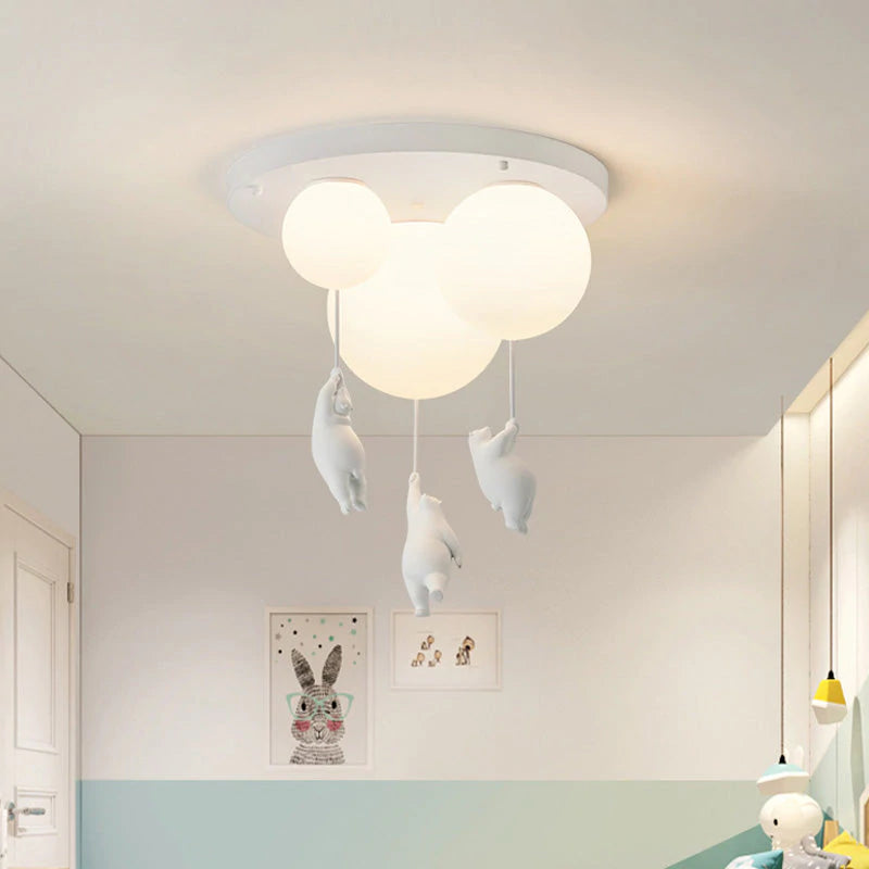 Bear-Shaped Balloon Pendant Light – Fun Ceiling Lighting
