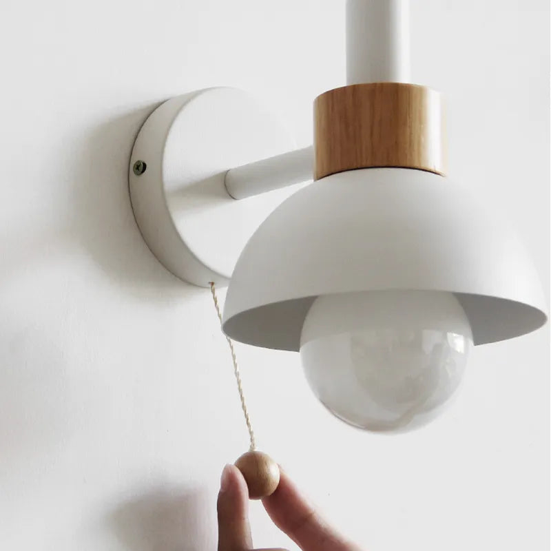 Contemporary LED Wall Light – Metal and Glass Fixture