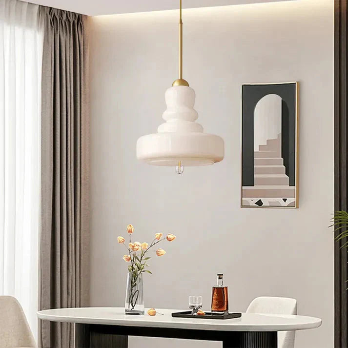 Bauhaus Glass Pendant Light | Vintage