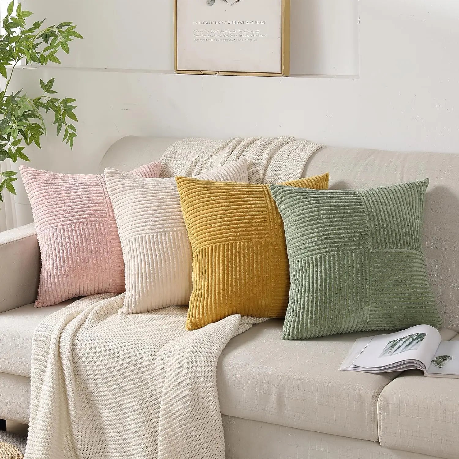 Modern Stripe Pillow Covers