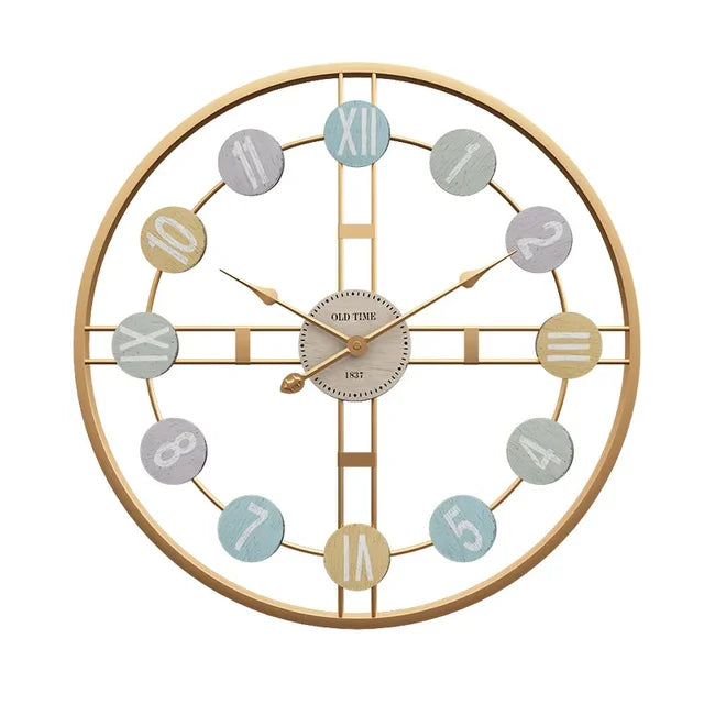 Vintage Metal Wall Clock | Timeless Style