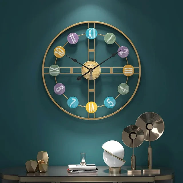 Vintage Metal Wall Clock | Timeless Style