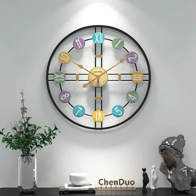 Vintage Metal Wall Clock | Timeless Style