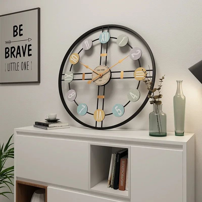 Vintage Metal Wall Clock | Timeless Style