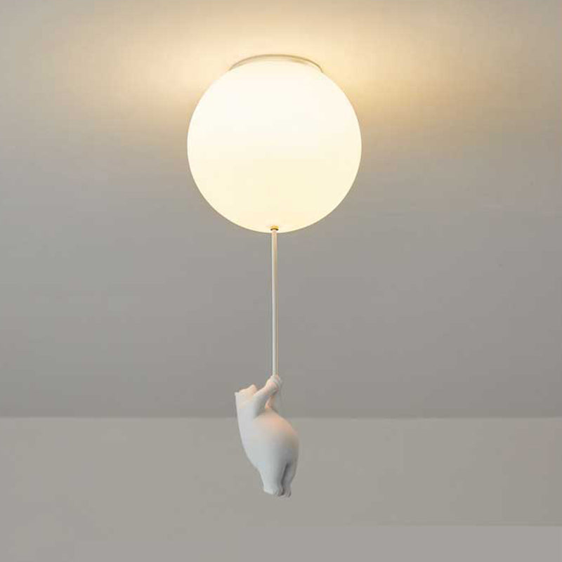 Bear-Shaped Balloon Pendant Light – Fun Ceiling Lighting
