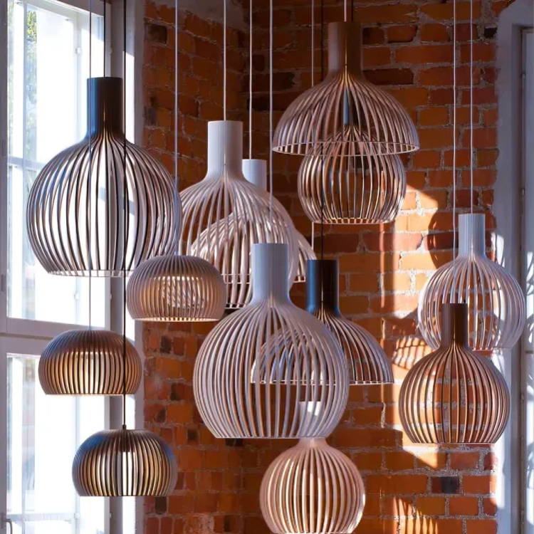 Organic Bamboo Pendant Light for Modern Interiors