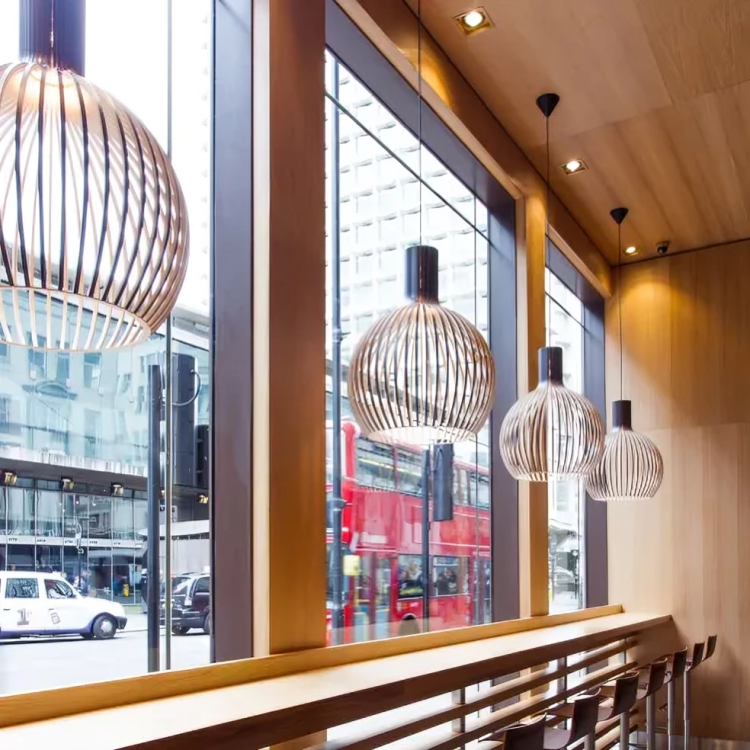 Organic Bamboo Pendant Light for Modern Interiors